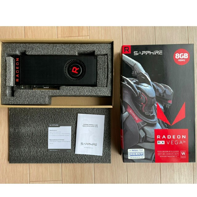 [美品] SAPPHIRE RADEON RX VEGA 56 8G HBM2 スマホ/家電/カメラのPC/タブレット(PCパーツ)の商品写真