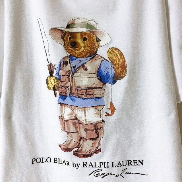 POLO RALPH LAUREN(ポロラルフローレン)の【POLO RALPH LAUREN】POLO Bear Angler Tシャツ レディースのトップス(Tシャツ(半袖/袖なし))の商品写真