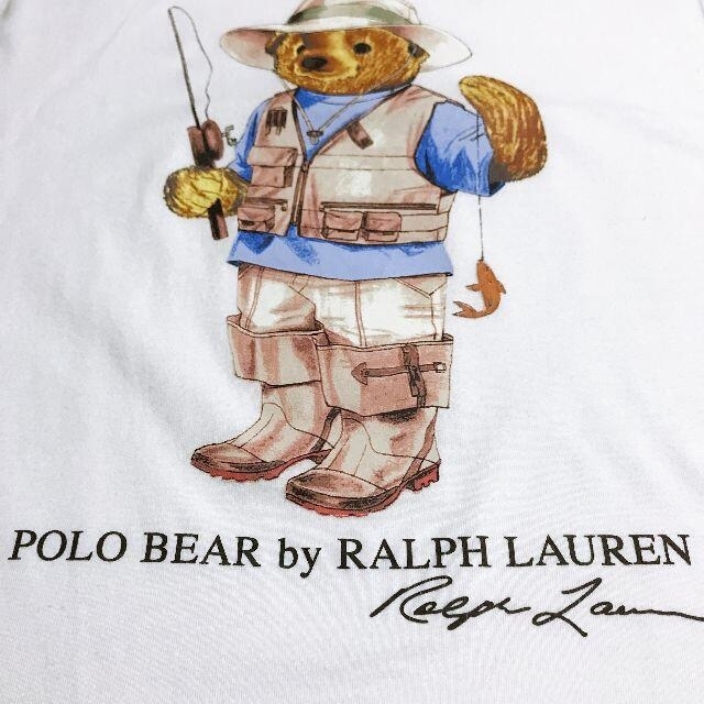 POLO RALPH LAUREN(ポロラルフローレン)の【POLO RALPH LAUREN】POLO Bear Angler Tシャツ レディースのトップス(Tシャツ(半袖/袖なし))の商品写真