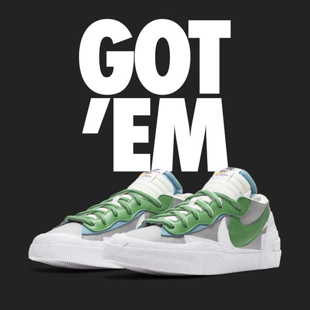 NIKE × sacai ブレーザーLOW  Classic Green