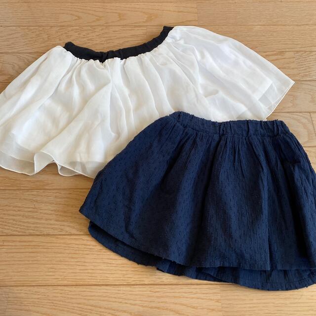 UNIQLO(ユニクロ)のスカートセット キッズ/ベビー/マタニティのキッズ服女の子用(90cm~)(スカート)の商品写真