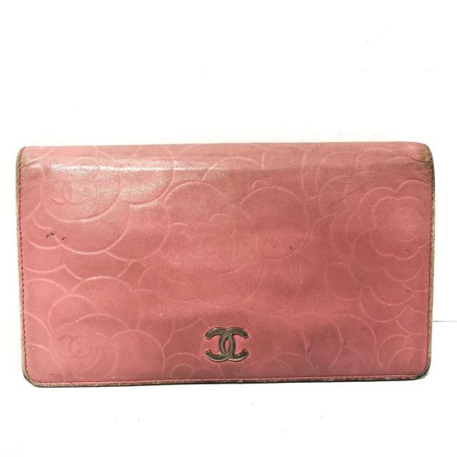 CHANEL(シャネル) 長財布 カメリア ピンク www.npmtb.co.nz