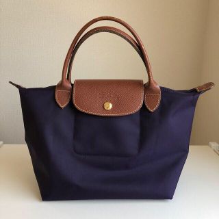 ロンシャン(LONGCHAMP)のLONGCHAMP トークバッグ　パープル(トートバッグ)