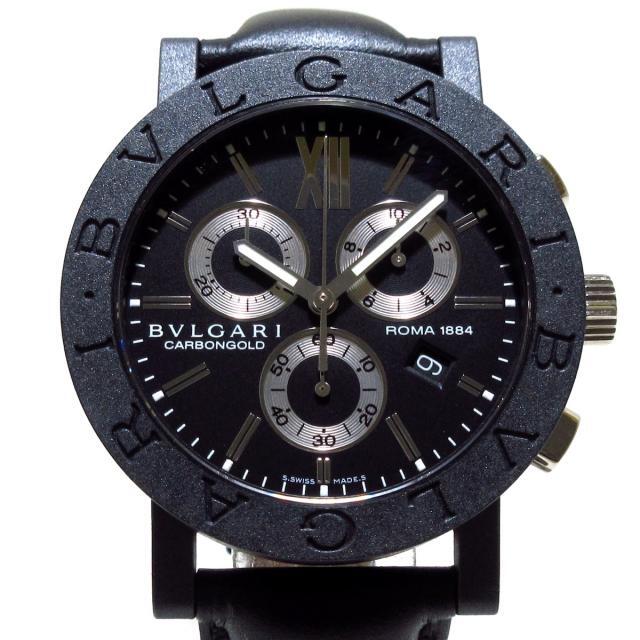 安いそれに目立つ 腕時計美品 BVLGARI(ブルガリ) - BVLGARI 黒 メンズ