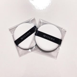 ミシャ(MISSHA)のMISSHA クッションファンデーション用パフ ２個セット(パフ・スポンジ)