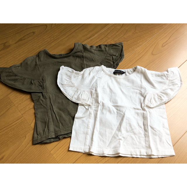 色違い　お揃い　Tシャツ 70 80 キッズ/ベビー/マタニティのベビー服(~85cm)(Ｔシャツ)の商品写真