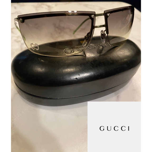 GUCCI - GUCCI グッチ GG2653/STRASS フチ無し GGラインストーン GUCCI - GUCCI グッチ GG2653/STRASS フチ無し GGラインストーン
