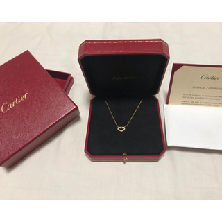 カルティエ(Cartier)のレア⭐️カルティエ　ネックレス　イエローゴールド　ダイヤ(ネックレス)