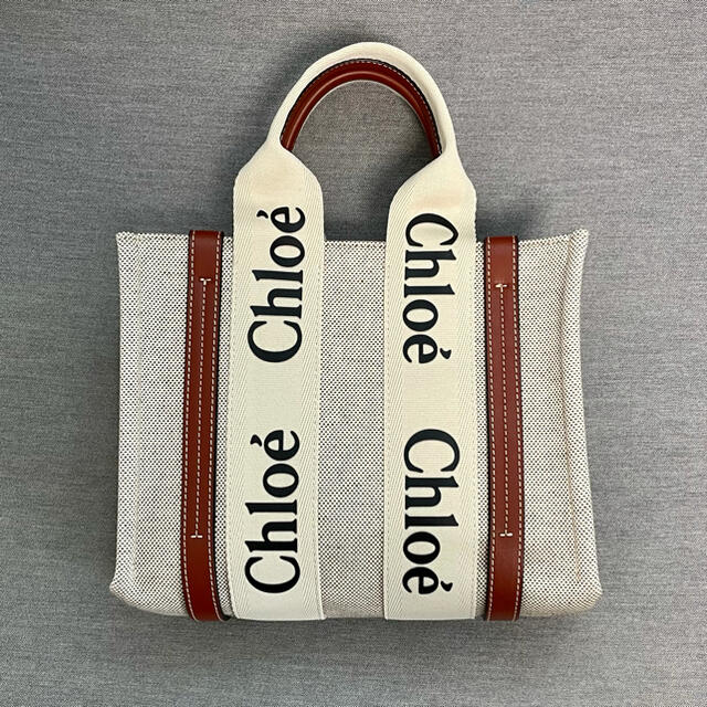 Chloe クロエ　woody スモールトートバッグ