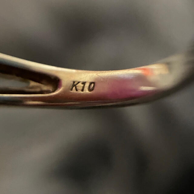 華やか K10 ダイヤモンド リング 0.3ct フラワーモチーフ