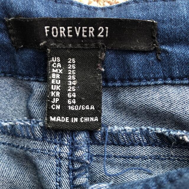 FOREVER21 レギンス パンツ　M　ストレッチ　伸びる　綺麗め レディースのレッグウェア(レギンス/スパッツ)の商品写真