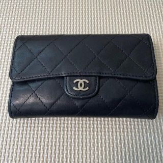 シャネル(CHANEL)のCHANEL 黒財布　(箱付き)(財布)