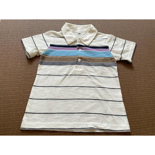 ニシマツヤ(西松屋)の2回着　柔らか素材の薄手半袖ポロシャツ　110㎝(ブラウス)