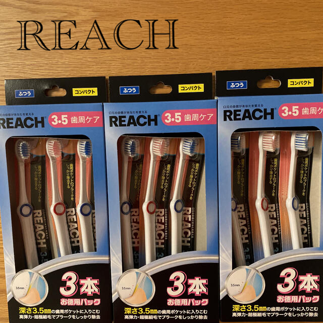 REACH 3.5歯周ケア コンパクトお徳用３本セット