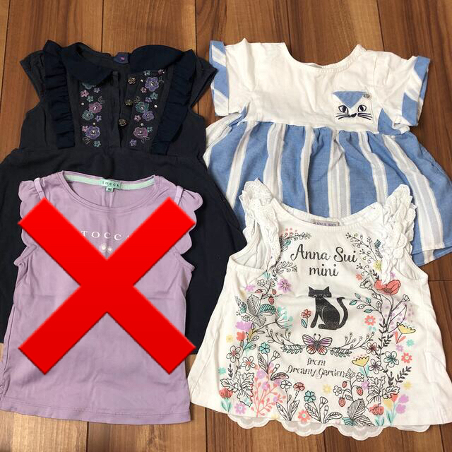 ANNA SUI mini(アナスイミニ)のアナスイミニ  トップス　ワンピース キッズ/ベビー/マタニティのキッズ服女の子用(90cm~)(Tシャツ/カットソー)の商品写真