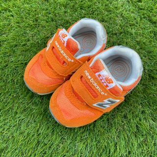 ニューバランス(New Balance)のニューバランス　スニーカー　13センチ　オレンジ(スニーカー)