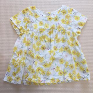 プチバトー(PETIT BATEAU)のプチバトー　ブラウス　24m86cm(Ｔシャツ)