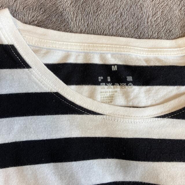 MUJI (無印良品)(ムジルシリョウヒン)の無印　ボーダー半袖T M レディースのトップス(Tシャツ(半袖/袖なし))の商品写真