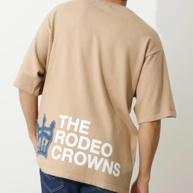 RODEO CROWNS(ロデオクラウンズ)のバイカラーデニムポケット　ニット メンズのトップス(ニット/セーター)の商品写真
