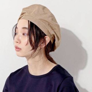 ユナイテッドアローズ(UNITED ARROWS)のCoeur femme コットンリネン ベレー帽(ハンチング/ベレー帽)