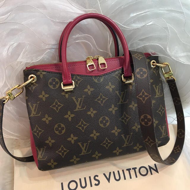 LOUIS VUITTON パラスBB 2WAY ショルダーバッグ レザン