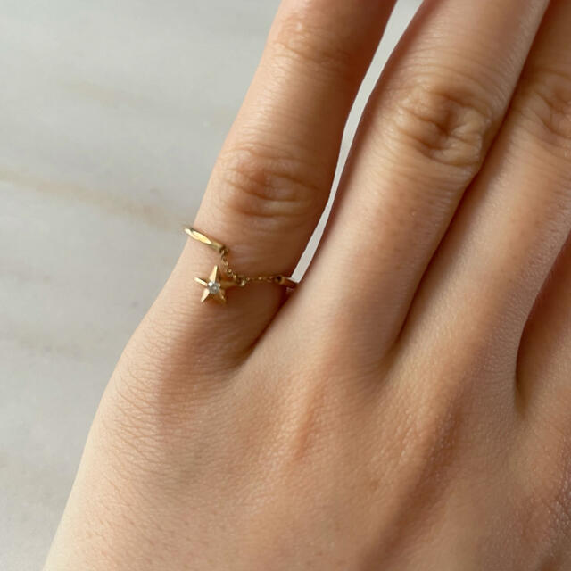 STAR JEWELRY(スタージュエリー)のお値下げ  star  リング  k10 レディースのアクセサリー(リング(指輪))の商品写真