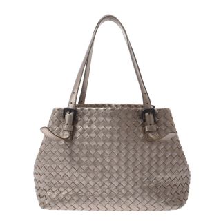 ボッテガヴェネタ(Bottega Veneta)のボッテガヴェネタ  イントレチャート ハンドバッグ ゴール(ハンドバッグ)