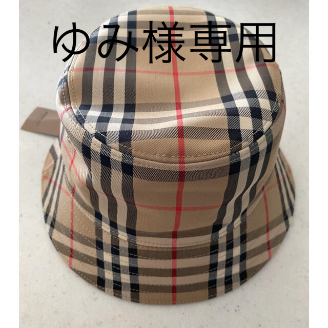 BURBERRY(バーバリー)のバーバリーBURBERRY ヴィンテージチェックバケットハット　新品　XS レディースの帽子(ハット)の商品写真