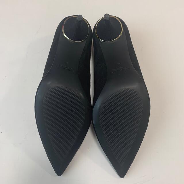 ZARA(ザラ)のZARA 黒パンプス 38 ヒール7cm レディースの靴/シューズ(ハイヒール/パンプス)の商品写真
