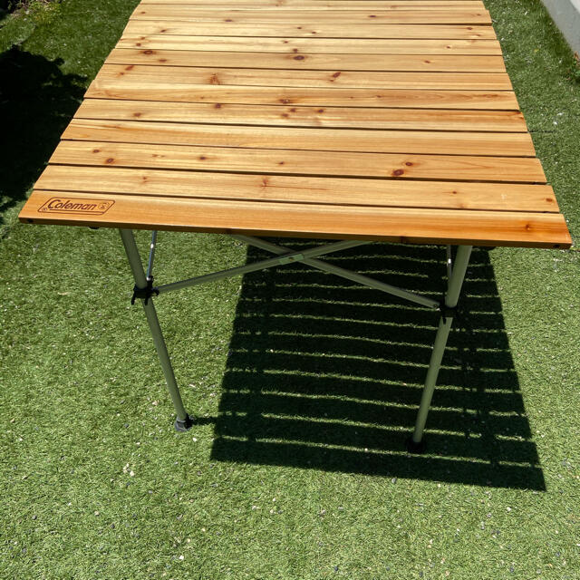 Coleman コールマン＞ Natural Wood Roll Table 120 ナチュラル