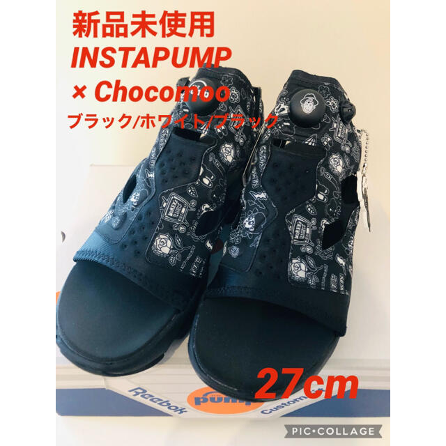 【新品】INSTA PUMP FURY SANDAL ホワイトブラック 27cm