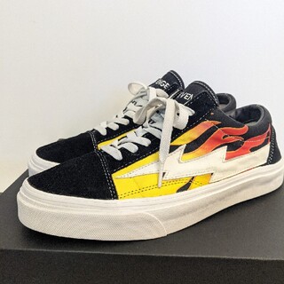 ヴァンズ(VANS)のRevenge Storm flame black　27cm(スニーカー)