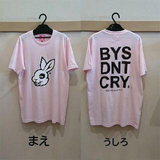 BYS DNT CRY. ボーイズドントクライ モザイク　【ピンク L】(Tシャツ/カットソー(半袖/袖なし))