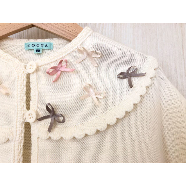 TOCCA(トッカ)のTOCCA リボンケープ　ポンチョ キッズ/ベビー/マタニティのキッズ服女の子用(90cm~)(カーディガン)の商品写真