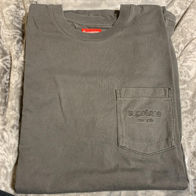 Supreme(シュプリーム)のSupreme Overdyed Pocket Tee ポケット Ｔシャツ Ｌ メンズのトップス(Tシャツ/カットソー(半袖/袖なし))の商品写真