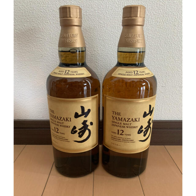 サントリー(サントリー)の山﨑12年　2本セット 食品/飲料/酒の酒(ウイスキー)の商品写真