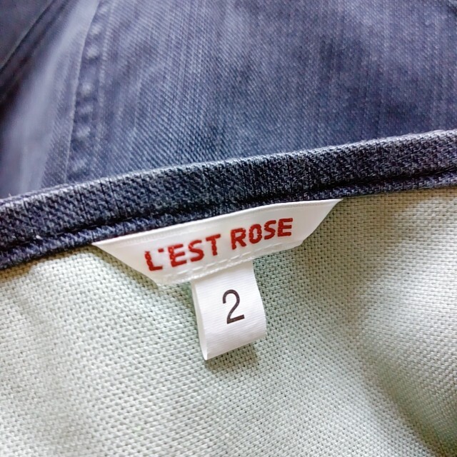L'EST ROSE(レストローズ)のLEST ROSE デニムスカート M レディースのスカート(ひざ丈スカート)の商品写真
