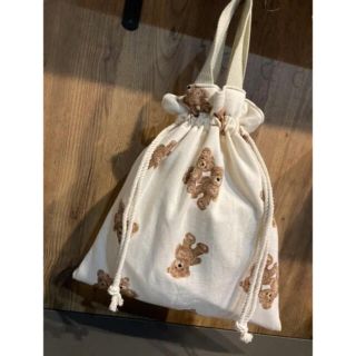 再販♡♡くまさんのお着替え袋(外出用品)