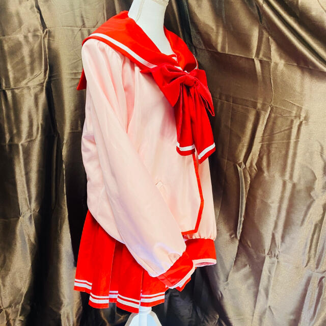 To Heart 2 女子制服 超特大 セーラー服 リボン コスプレ  エンタメ/ホビーのコスプレ(衣装一式)の商品写真