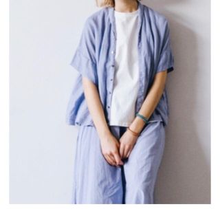 ネストローブ(nest Robe)の❣️期間限定お値下げ❣️新品タグ付きリネンシャツ&コットンリネンキュロットセット(セット/コーデ)