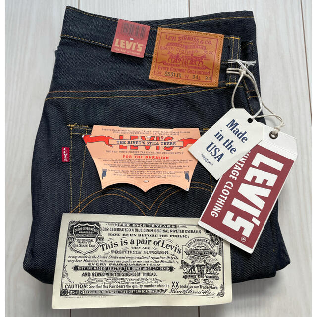 2022年製 新品】 Levi's - 【希少！】リーバイス 501XX 1944 大戦 LVC ...