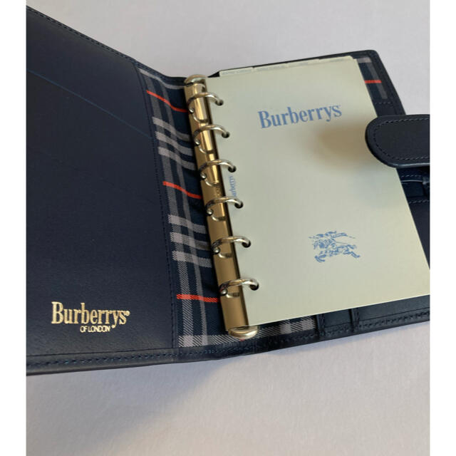 BURBERRY(バーバリー)のバーバリー システム手帳 ネイビー メンズのファッション小物(手帳)の商品写真