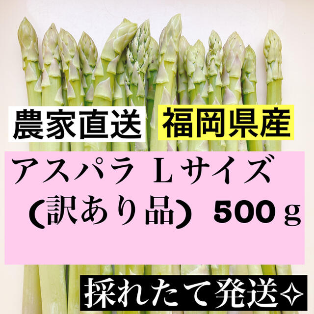 アスパラ Ｌサイズ(訳あり品)数量限定値下げ中 食品/飲料/酒の食品(野菜)の商品写真