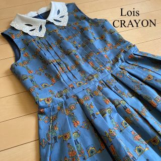 ロイスクレヨン(Lois CRAYON)のLois CRAYON  兵隊　フレアワンピース　レディース　M(ひざ丈ワンピース)