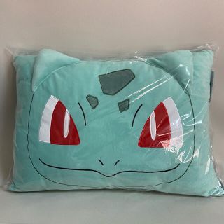 ポケモン(ポケモン)の【新品未使用】ポケモン　カバー付きまくら　フシギダネ　43×63cm(枕)