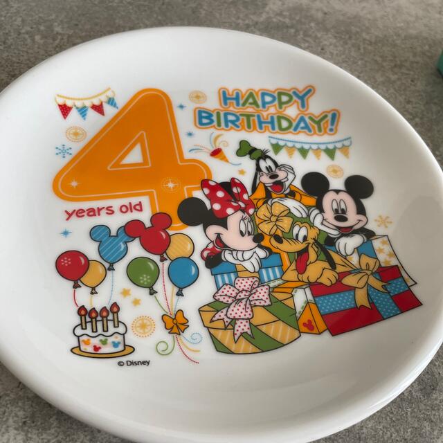 Disney 4歳 ディズニー バースデープレートの通販 By Miiiy ディズニーならラクマ