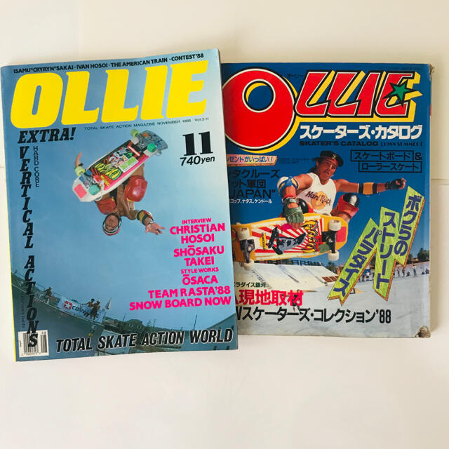 INDEPENDENT(インディペンデント)のOLLIE vol.2 vol.3 1988年　2冊 エンタメ/ホビーの本(趣味/スポーツ/実用)の商品写真