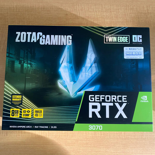 スマホ/家電/カメラZOTAC GeForce RTX 3070 Twin Edge OC 8GB