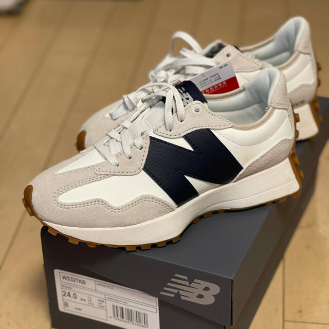 New Balance(ニューバランス)の【新品】 ニューバランス WS327KB グレー/ネイビー  24㎝ レディースの靴/シューズ(スニーカー)の商品写真