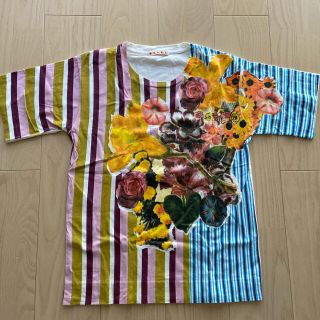 マルニ(Marni)のMARNI マルニ　フラワープリント　Tシャツ　38サイズ(Tシャツ(半袖/袖なし))